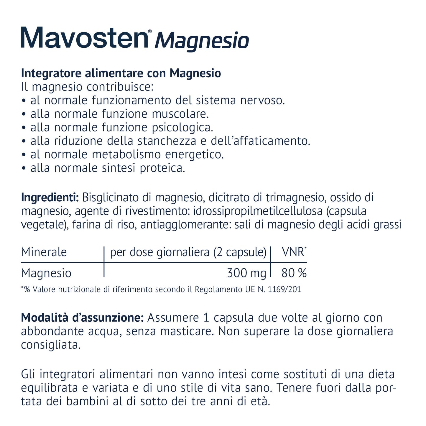 Mavosten Magnesio